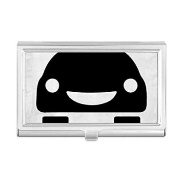 Imagem de Capa carteira de bolso para cartões de visita com proteção ambiental para veículos FaceEnergy sorridente