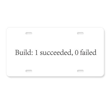 Imagem de DIYthinker Placa de licença para decoração de interface do programador em aço inoxidável para automóvel