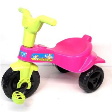 Imagem de Velotrol Infantil Triciclo Rosa Motoca Pedalar Menino - Omotcha