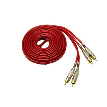Imagem de CABO RCA D-LUX 5 METROS vermelho - blindado
