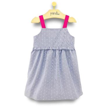Imagem de Vestido Infantil Pandi Laço Contraste Feminino-Feminino