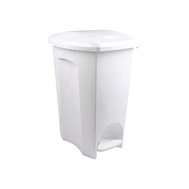 Imagem de Lixeira 3 Em 1 Com Pedal 33 L Plasútil Branco