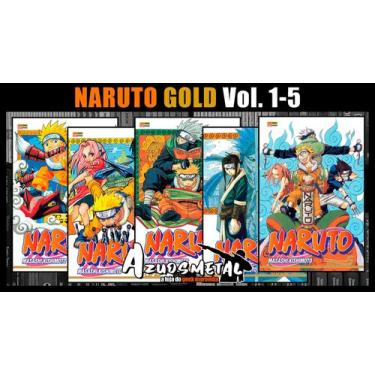 Imagem de Kit Naruto Gold - Vol. 1-5 Mangá: Panini