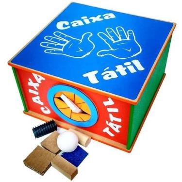 Imagem de Caixa Sensorial Brinquedo Sensorial Montessori 4 Anos Infantil Tradici