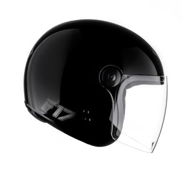 Imagem de Fly Capacete Aberto Moto F-17 HG Classic Preto/Cinza 60