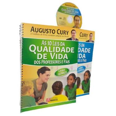 Imagem de 2 Livros + Cd As 10 Leis Da Qualidade De Vida Augusto Cury