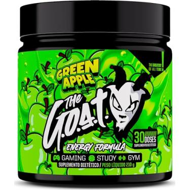 Imagem de The Goat Suplemento Gamer Energy | Desempenho Mental e Função Cognitiva |Foco Memória | Alta concentração | Sem Açúcar (Green Apple)