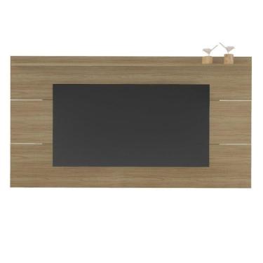 Imagem de Rack com Painel para Tv até 60 Pol Universal Slim Michigan Off White/Carvalho