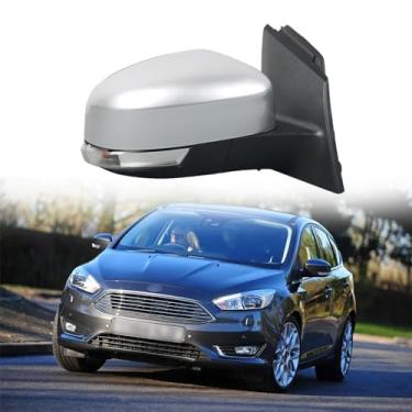 Imagem de Espelho de porta lateral do passageiro adequado para Ford Focus 3 MK3 2012-2018 conjunto de espelho retrovisor para acessórios Ford Focus ajuste elétrico, seta, sensor