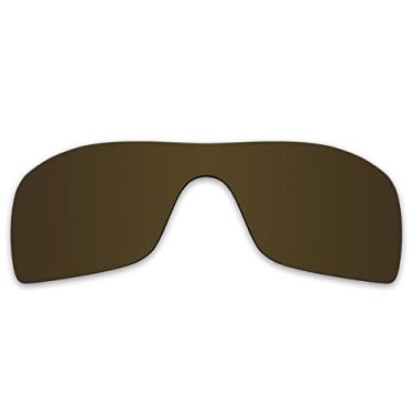 Imagem de Lentes polarizadas de substituição para óculos de sol Oakley Batwolf OO9101, várias cores (marrom)