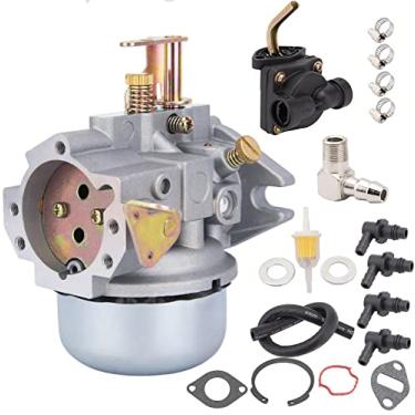 Imagem de Kit de carburador k241 K301 compatível com carburador Kohler K241 K301 de ferro fundido 10 HP 12 HP, substitui 47-853-23-S Carb, bomba de combustível 47-559-11-S