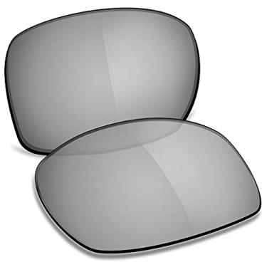 Imagem de TRUSHELL Lentes de reposição polarizadas para óculos de sol Ray-Ban RB4114 62 mm prata espelhado - Polarizadas
