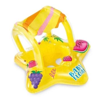 Imagem de Boia Bote Inflável Kiddie Com Cobertura Frutas - Intex