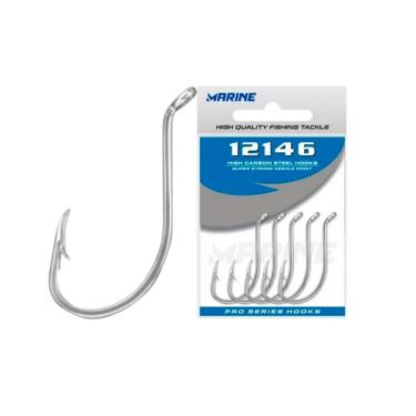 Imagem de Anzol Pesca Marine Sports 12146 Super Resistente Black Nº 8 Cartela C/ 50un