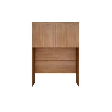 Imagem de Modulado de Quarto Armário Ponte Aéreo CasalQueen 167cm Rizon/Linea c/ 4 Portas Cumaru - Novo Horizonte