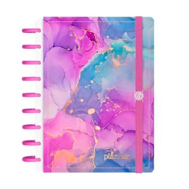 Imagem de Planner Iscool Disc Permanente Mármore Rosa Primavera 17x23