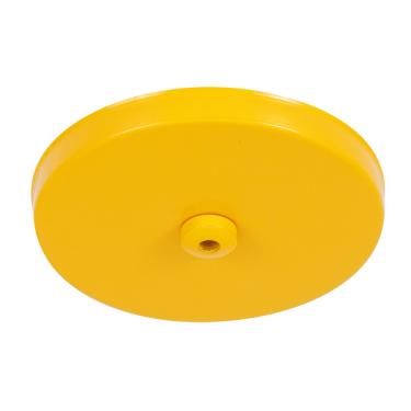 Imagem de Canopla para Pendente Redonda 1 Lâmpada Metal Amarelo