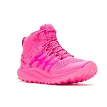 Imagem de Merrell Tênis feminino Antora 3 Mid impermeável, Rosa (Knockout), 40