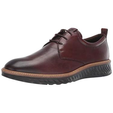 Imagem de ECCO Sapato Oxford masculino híbrido St.1 com bico liso, Conhaque, 12-12.5
