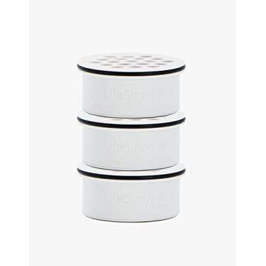 Imagem de LifeStraw Carbono ativado doméstico + filtros de substituição de troca de íons testados para proteger contra chumbo, mercúrio, cloro, PFAS e uma variedade de produtos químicos, livre de BPA