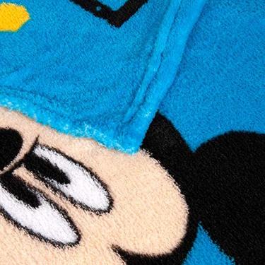 Imagem de Manta Microfibra Solteiro Soft Jolitex Mickey Azul