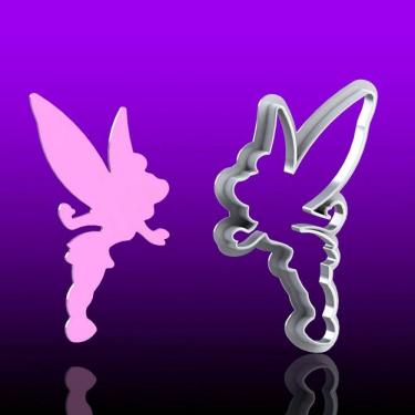 Imagem de Cortador Fada Sininho 5cm Tamanho 8cm