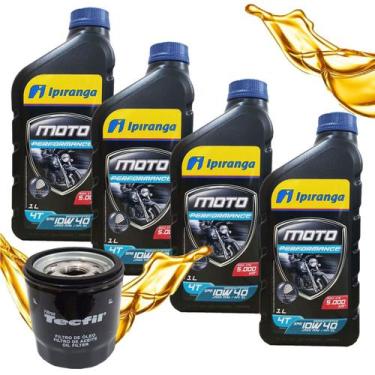 Imagem de Troca Oleo Srad 750 / Hayabusa 1300 Ipiranga 10w40 + Filtro - IPIRANGA