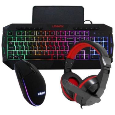 Imagem de Kit Gamer  Teclado + Mouse + Headphone Lehmox Gt-c1