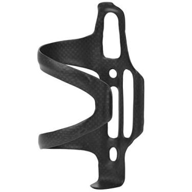 Imagem de Suporte para Garrafa de água de Bicicleta, Gaiola para Garrafa de água de Bicicleta Gaiola para Garrafa de água Com 14 Cm de Comprimento Em Fibra de Carbono Preta Fosca Leve para