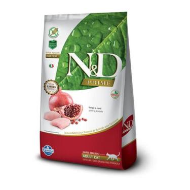 Imagem de Ração Seca ND Feline FrangoRomã para Gatos Adultos - 7,5Kg - N&D