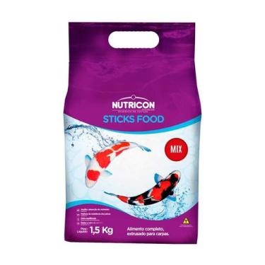 Imagem de Ração Nutricon Sticks Food Mix para Peixes - 1,5kg - Nutricon Pet