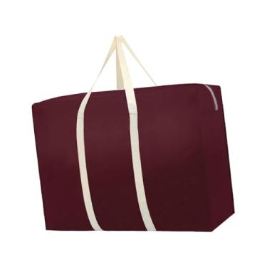 Imagem de DimyFew Bolsa de Mudança, Organizador de Embalagem, Bolsa de Viagem Versátil, Bolsa de Armazenamento para Quarto, Viagem, Sótãos, Armazenamento Embaixo Da Cam, 48x30x25 cm Borgonha