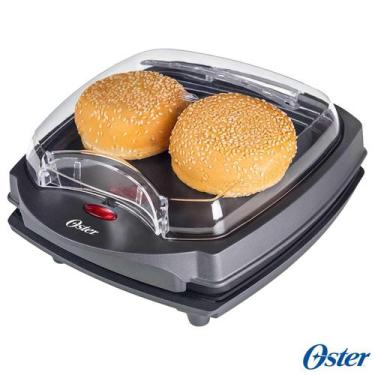 Imagem de Grill Elétrico Burguer 2 em 1 Oster com Capacidade para 04 Fatias - OG