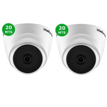 Imagem de kit 2 Câmera de segurança Intelbras VHL 1120 D 3,6mm 20m com resolução