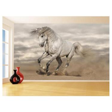 Imagem de Papel De Parede Animais Cavalo Correndo Campo 3,5M Anm355 - Você Decor