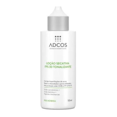 Imagem de Acne Solution Adcos Loção Secativa FPS 30 Tonalizante 50ml
