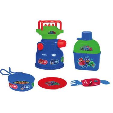 Imagem de Pj masks camping kit com fogareiro e cantil - Candide
