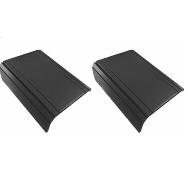 Imagem de Kit 02un Esteiras Suporte Reta Flexivel P/ Braço Sofá Preta - MA SORPR