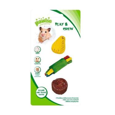 Imagem de Brinquedo Pawise Woodloofah N3 para Roedores