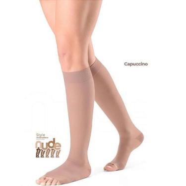 Imagem de Meia 3/4 EVER Sheer 782 Nude AD 20-30 MMHG Sigvaris Aberta, Capuccino,