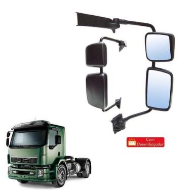 Imagem de Retrovisor Completo Volvo Vm Lado Direito Com Desembaçador - Globo