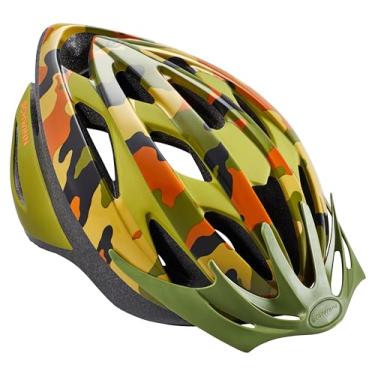 Imagem de Schwinn Capacete de bicicleta Thrasher, design leve de microconcha, jovem, camuflado na selva