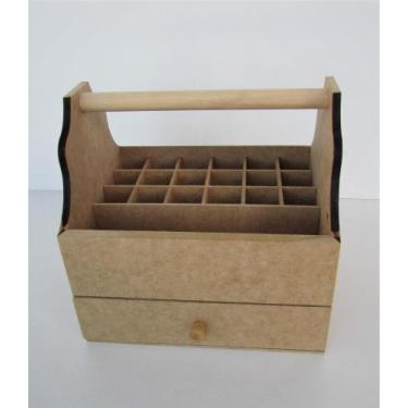 Imagem de Cesta para esmaltes e acessórios de manicure em mdf - VIA DA ARTE