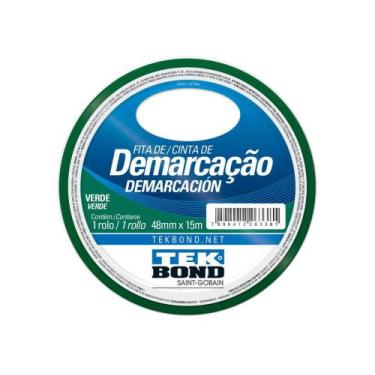 Imagem de Fita Demarcacao Solo Tekbond 48Mmx15M Verde Blister