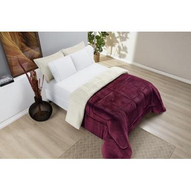 Imagem de Coberdrom Sherpa Manta Soft Everest Casal Varias Cores Verde, Cinza,Ca