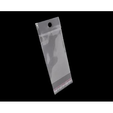 Imagem de Saco Adesivado Plastico Transp. Com Solapa 5x8 C/ 100 unid. - J&C