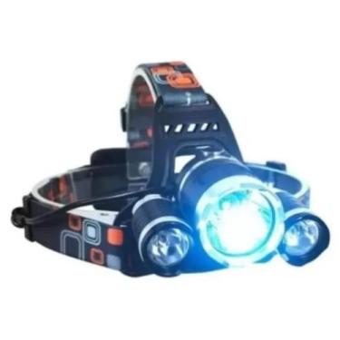 Imagem de Lantérna Recarregável Capacete Ciclismo Profissional com 3 Led - Linti