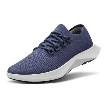 Imagem de Allbirds Tênis feminino Tree Dasher 2 Active, respirável, lavável à máquina, cadarço para caminhada, corrida e academia, Hazy Indigo (sola de nevasca), 39