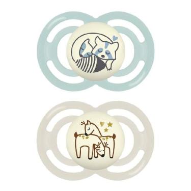 Imagem de MAM Perfect Night 6 Meses Embalagem Dupla Azul - Mam Baby