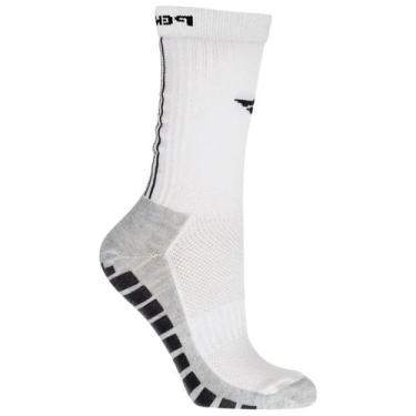 Imagem de Meião Masculino Adulto Esportivo Futebol Penalty Grip, Branco, UN